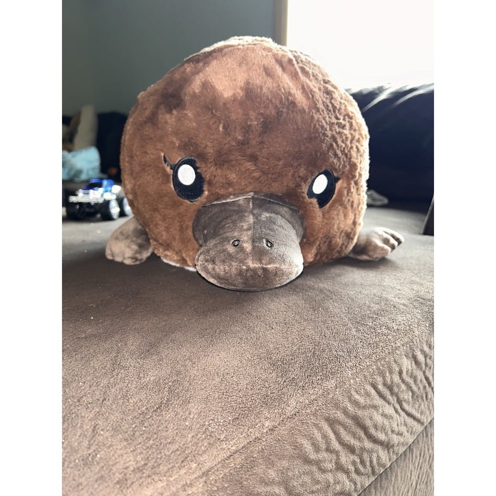 Squishable Platypus Plush Large Stuffed Animal Brown Cute Soft Toy - Picture 2 of 8
